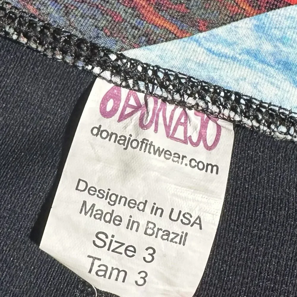 Dona Jo Skort Tennis Golf Pickleball Size 3 Women’s XL Printed A-Line